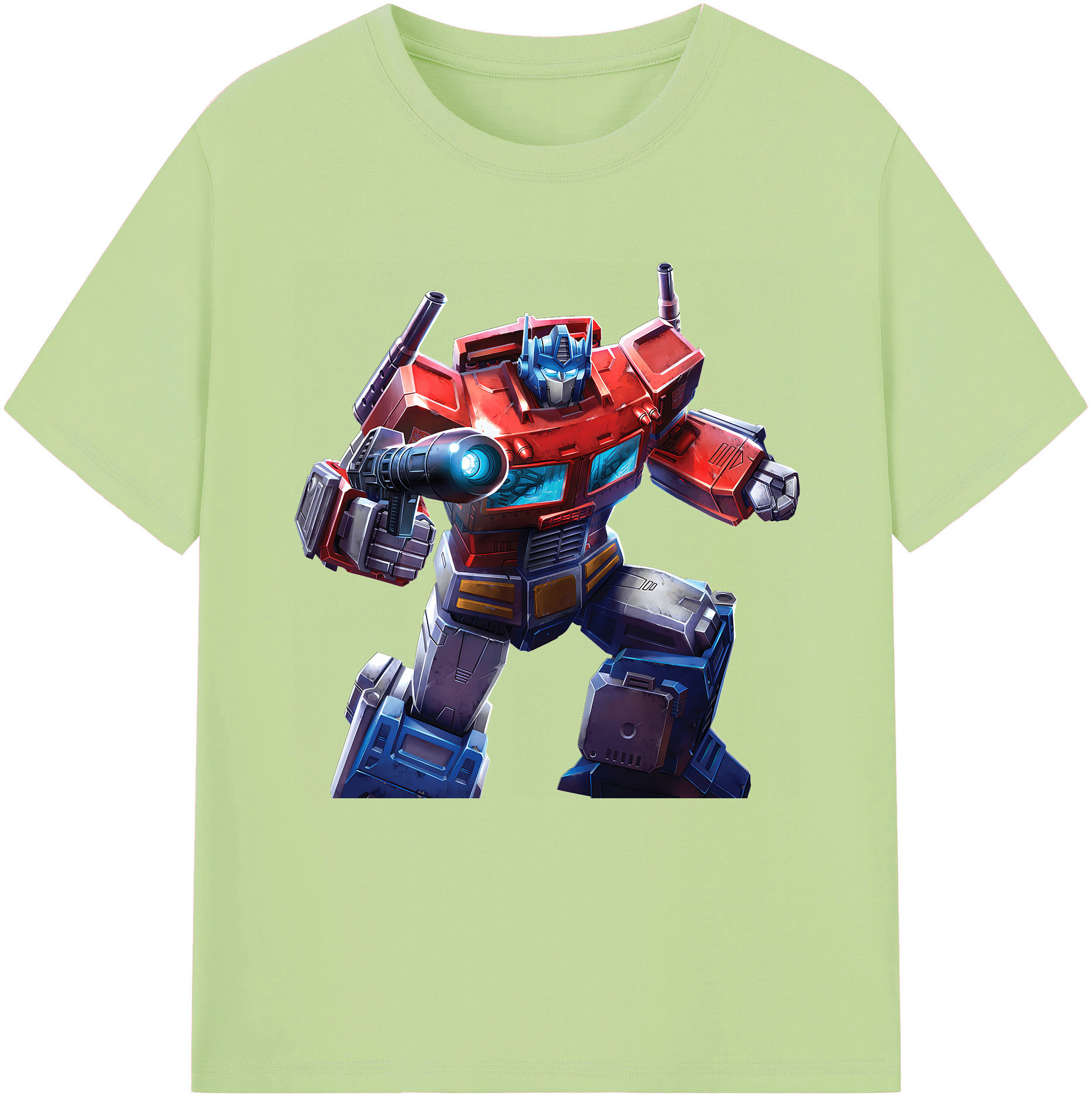 （画像用） Transformers トランスフォーマー 綿100％半袖Tシャツ（フロントプリント）